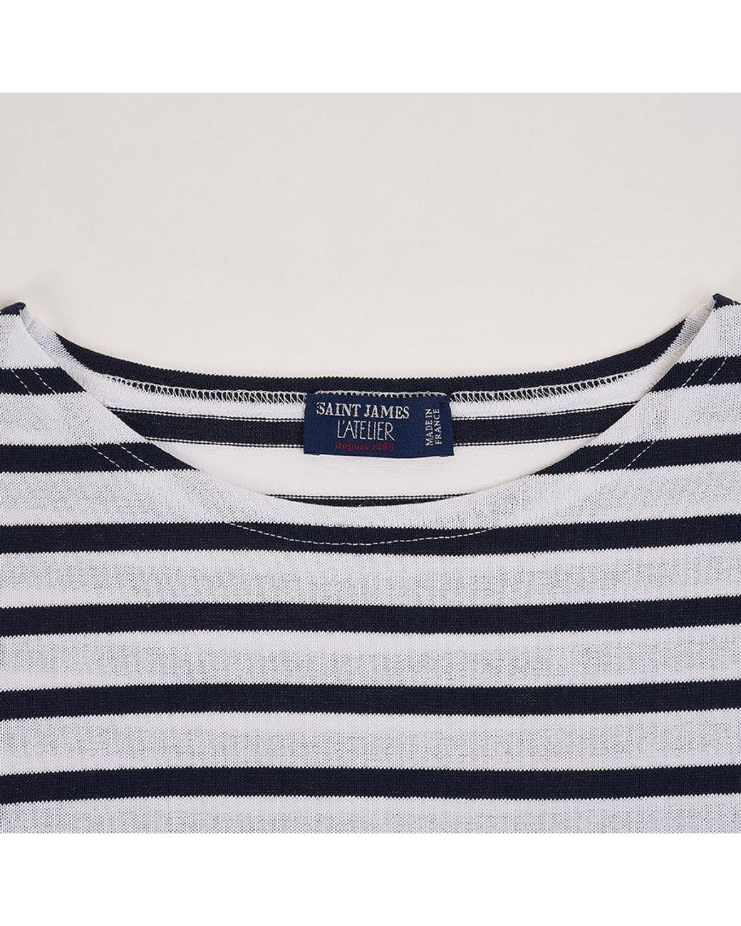 Saint James Blue Striped T-Shirt