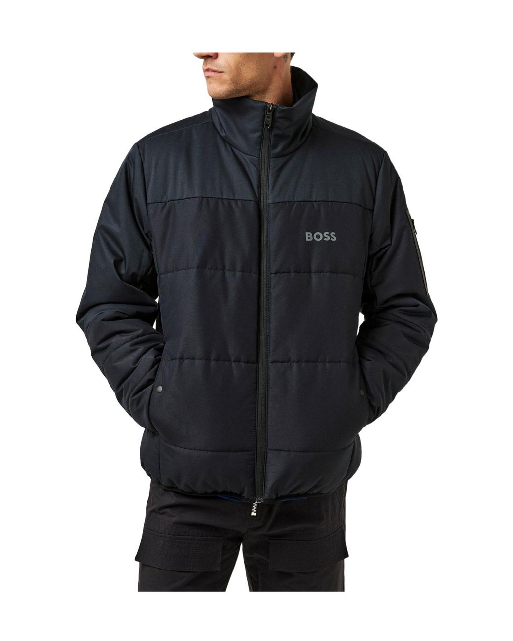 Boss Blue Simple Casual Jacket for men