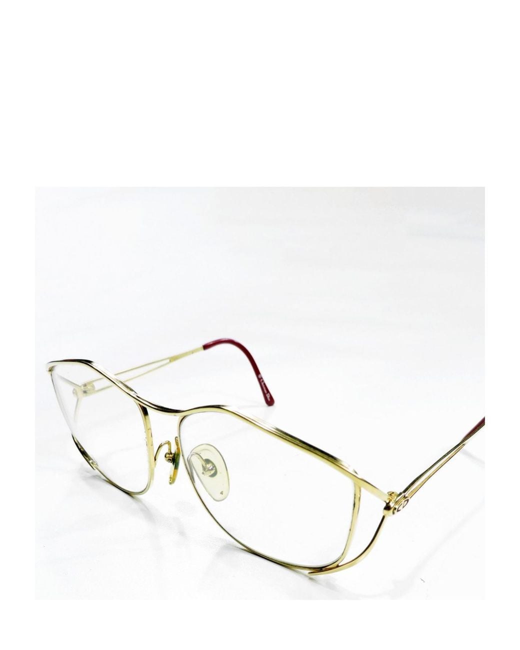 Dior White Logo Flat Mirror