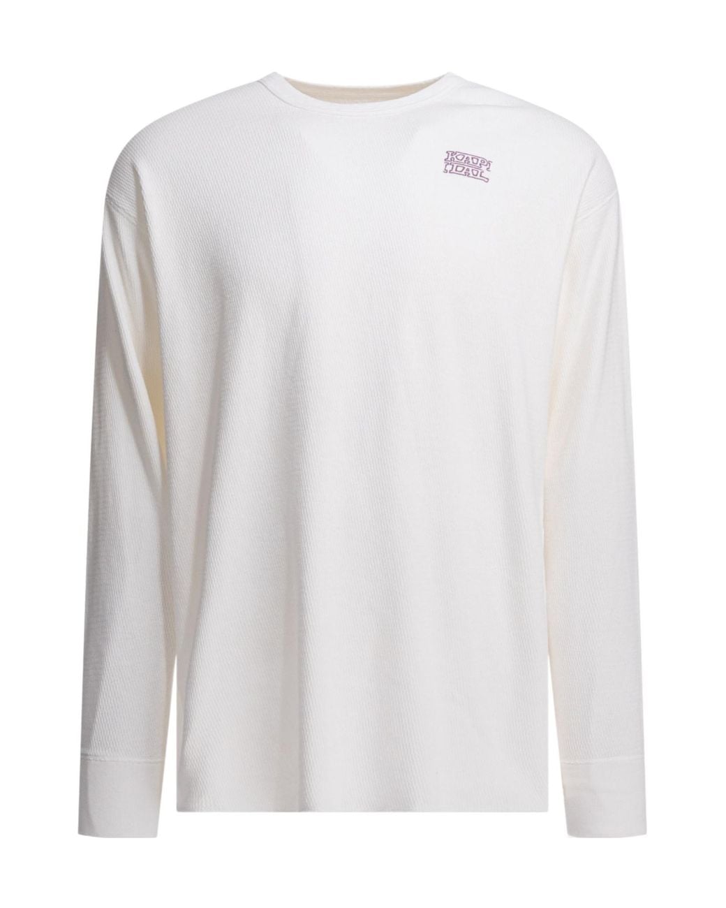 Kapital White T-Shirt With Embroidered Logo for men