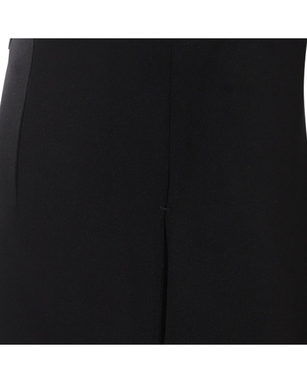 The Row Black Flores Zipped Skirt