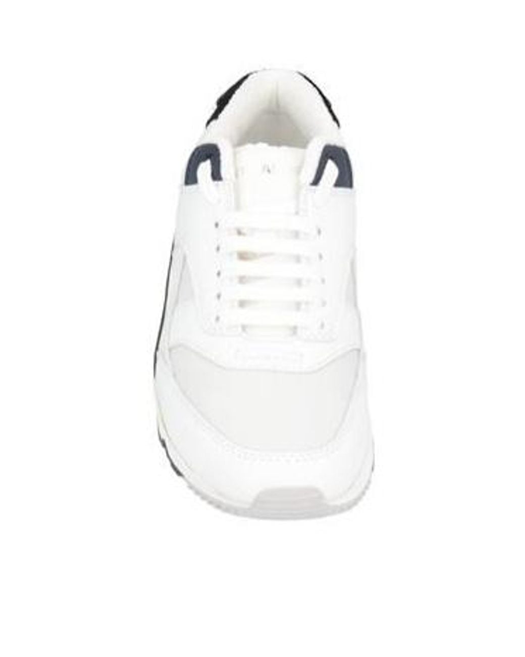 Saint Laurent White Spliced Low-Top Sneakers