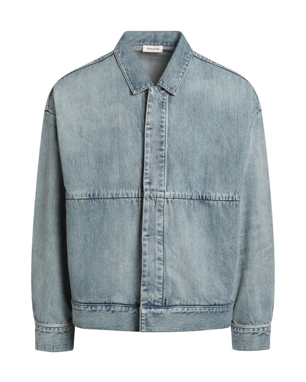Fear Of God Blue Denim Trucker Jacket for men