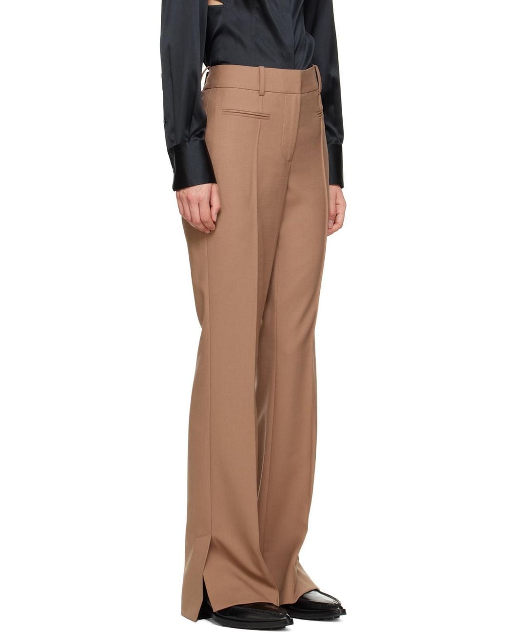 Helmut Lang Black Boot-Cut Pants