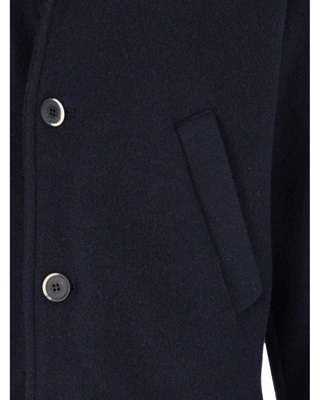 Barena Blue Caopian Buttoned Knitted Jacket for men