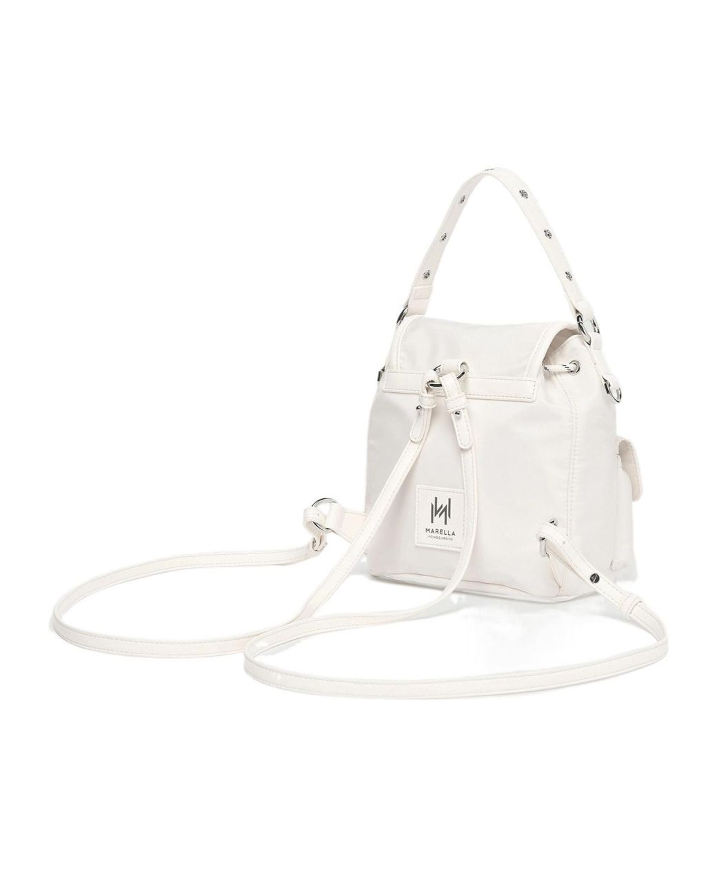 Marella White Small Backpack