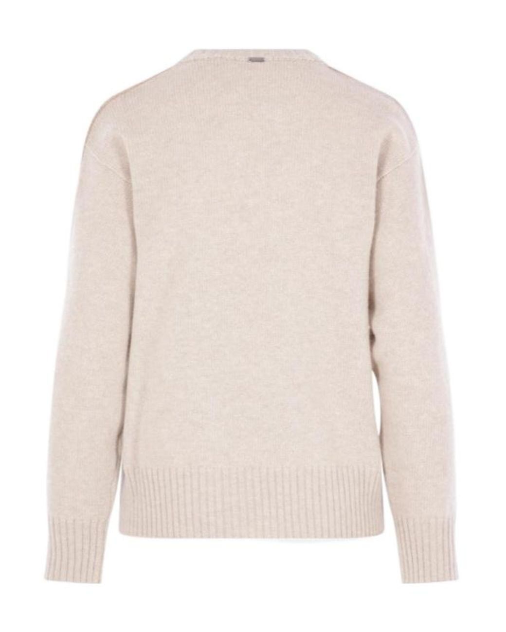 Herno Natural Long-Sleeved Crewneck Jumper