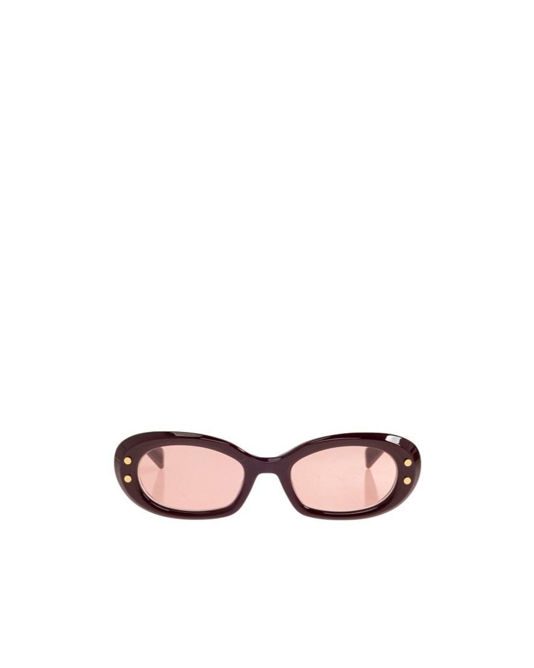 Balmain Pink Chain-Detail Sunglasses