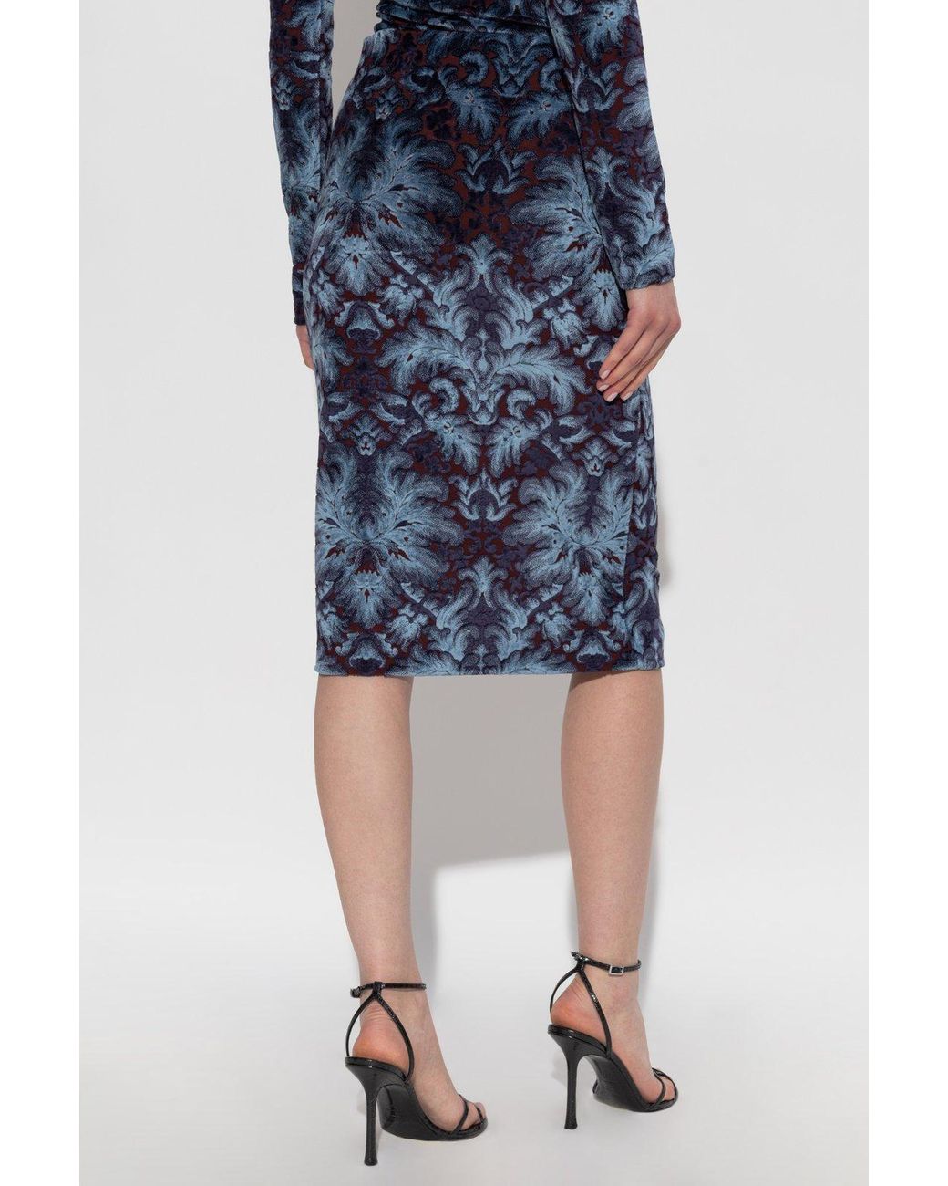 Etro Blue Midi Skirts