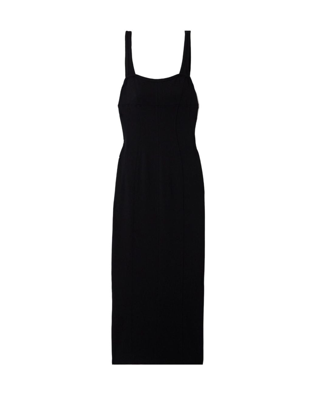 Helmut Lang Black Bodycon Slimming Dress