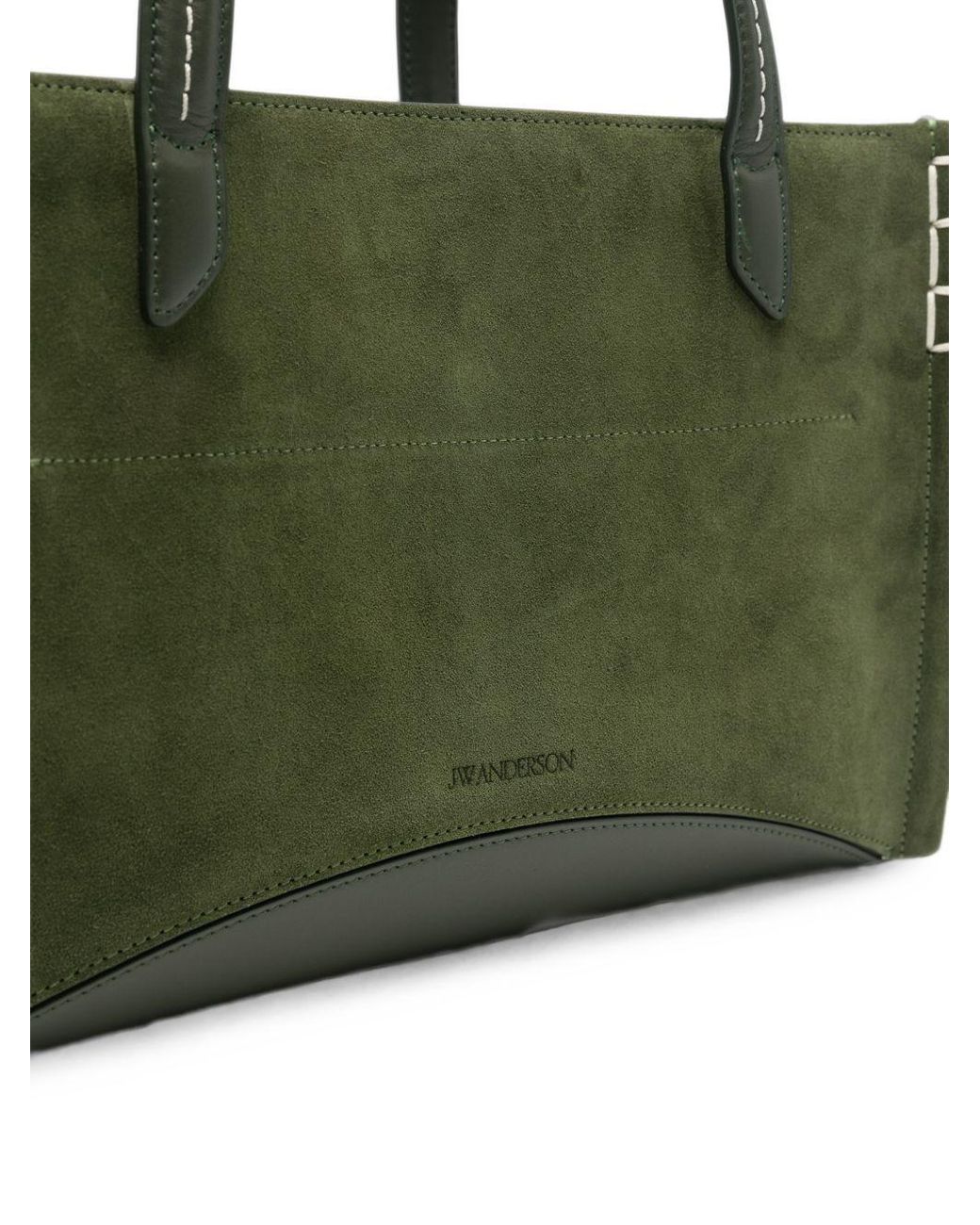 J.W. Anderson Green Jw Anderson Elongated Loafer Cabas Bag