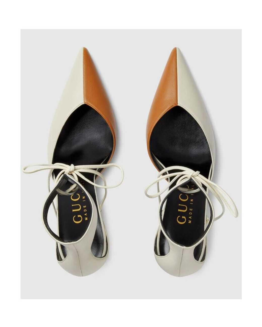 Gucci White Pumps