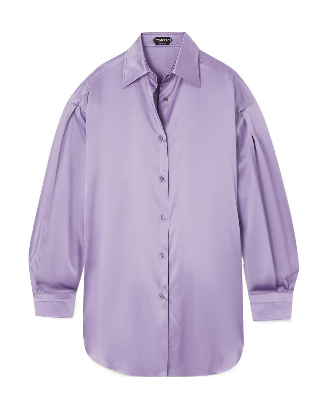 Tom Ford Purple Satin Shirt