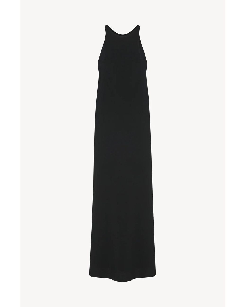 The Row Black Johanne Silk Dress