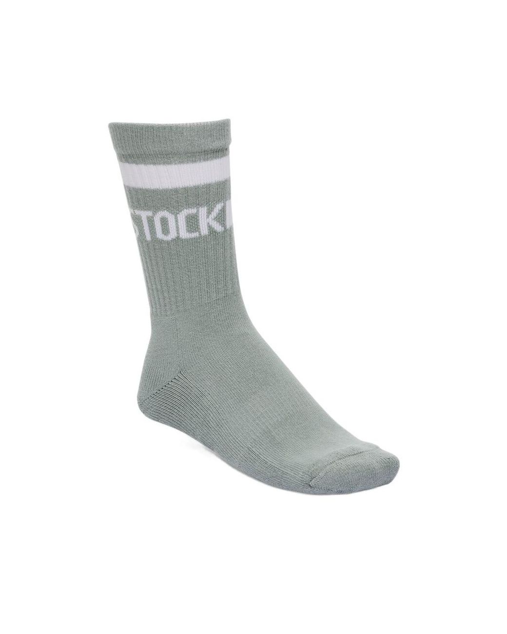 Birkenstock Gray Logo-Intarsia Knitted Socks for men