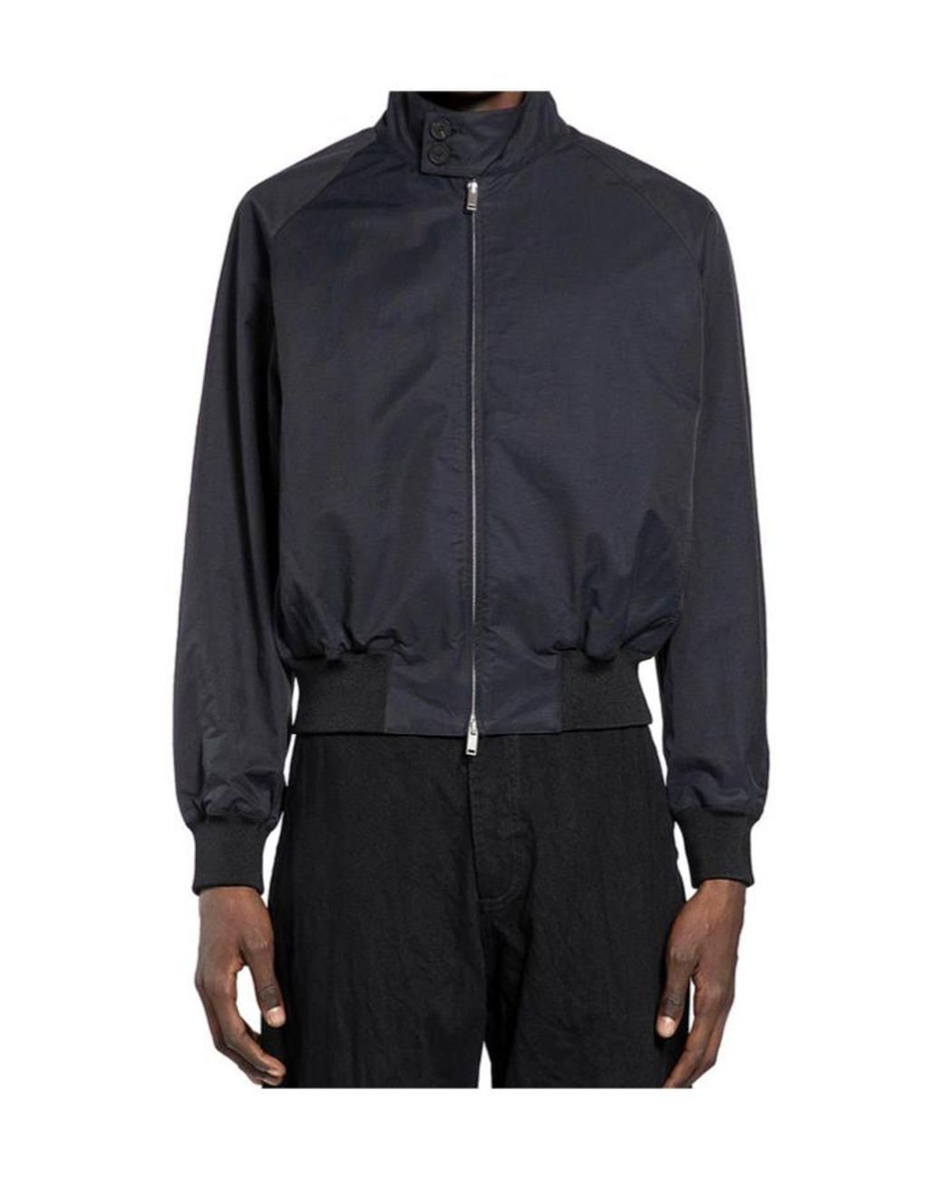 Studio Nicholson Blue Over Leather Jacket for men