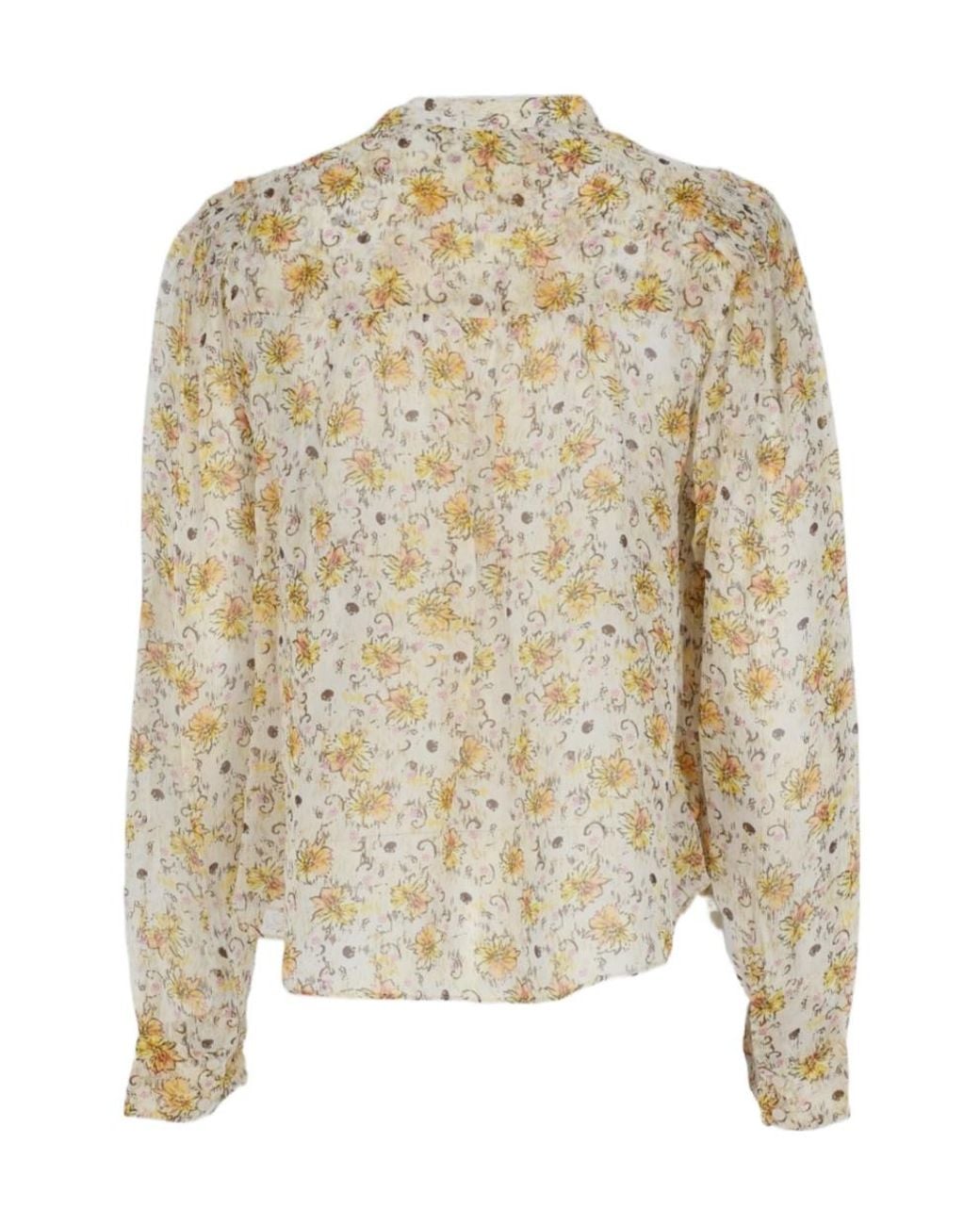 Isabel Marant White Isabel Marant Étoile Floral Button-Up Top