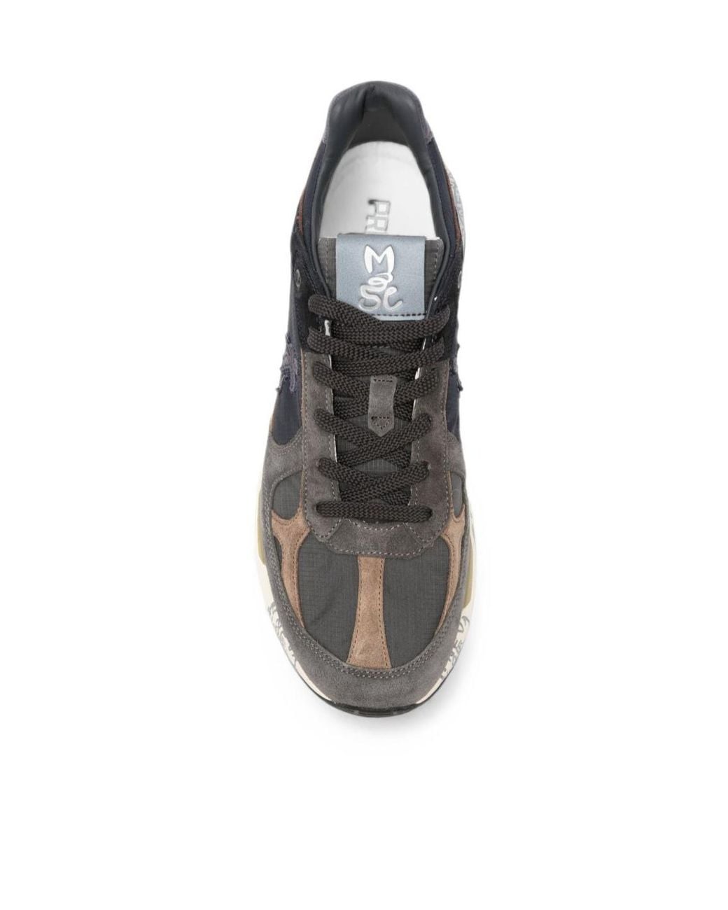 Premiata Black Mase Low-Top Sneakers for men