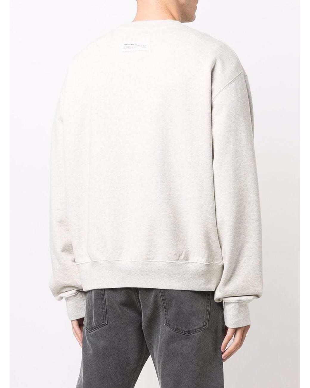 Heron Preston White Split Heron Crew-Neck T-Shirt for men