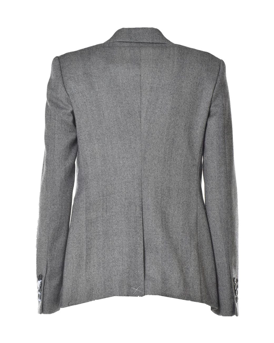 Tonello Gray Single-Breasted Blazer