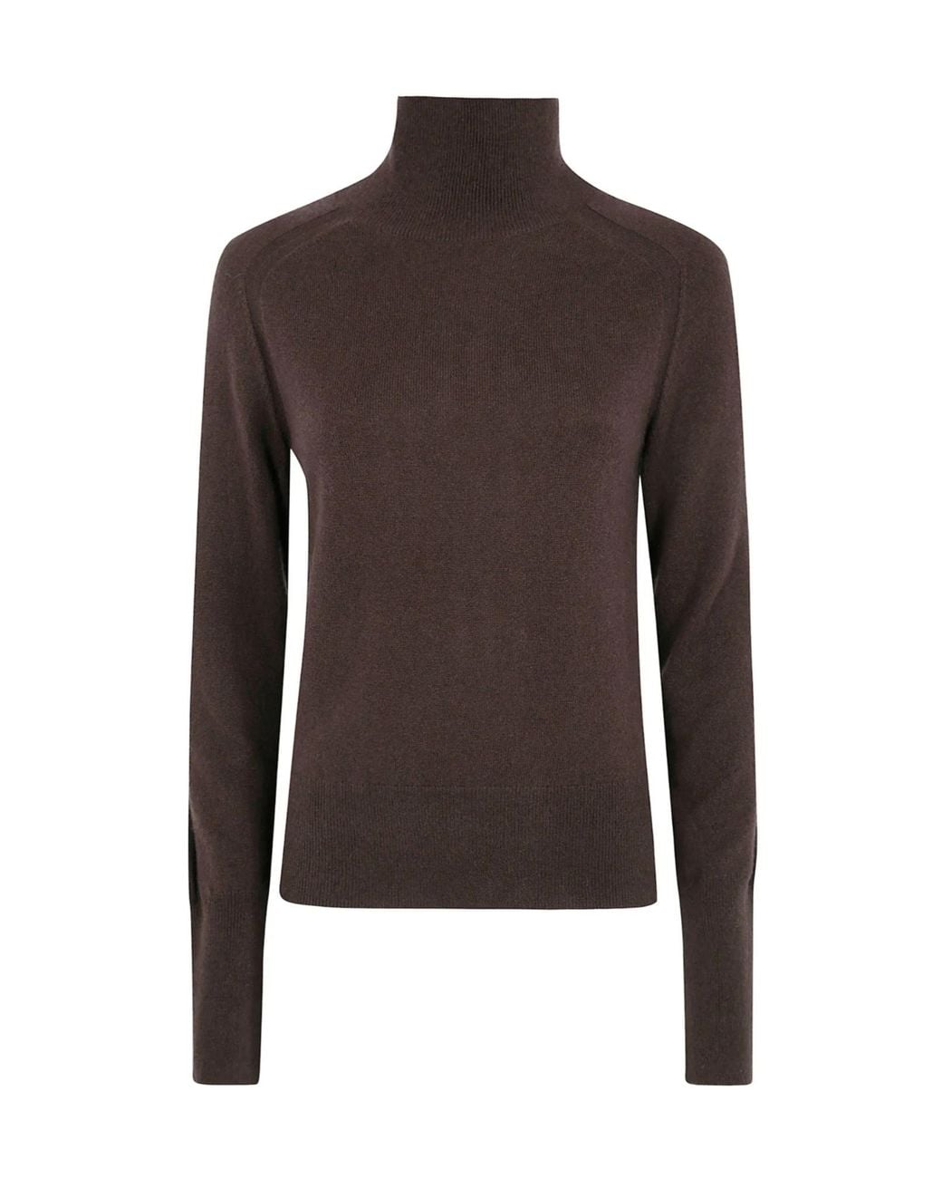 Joseph Brown Turtle-Neck Cashmere Sweater