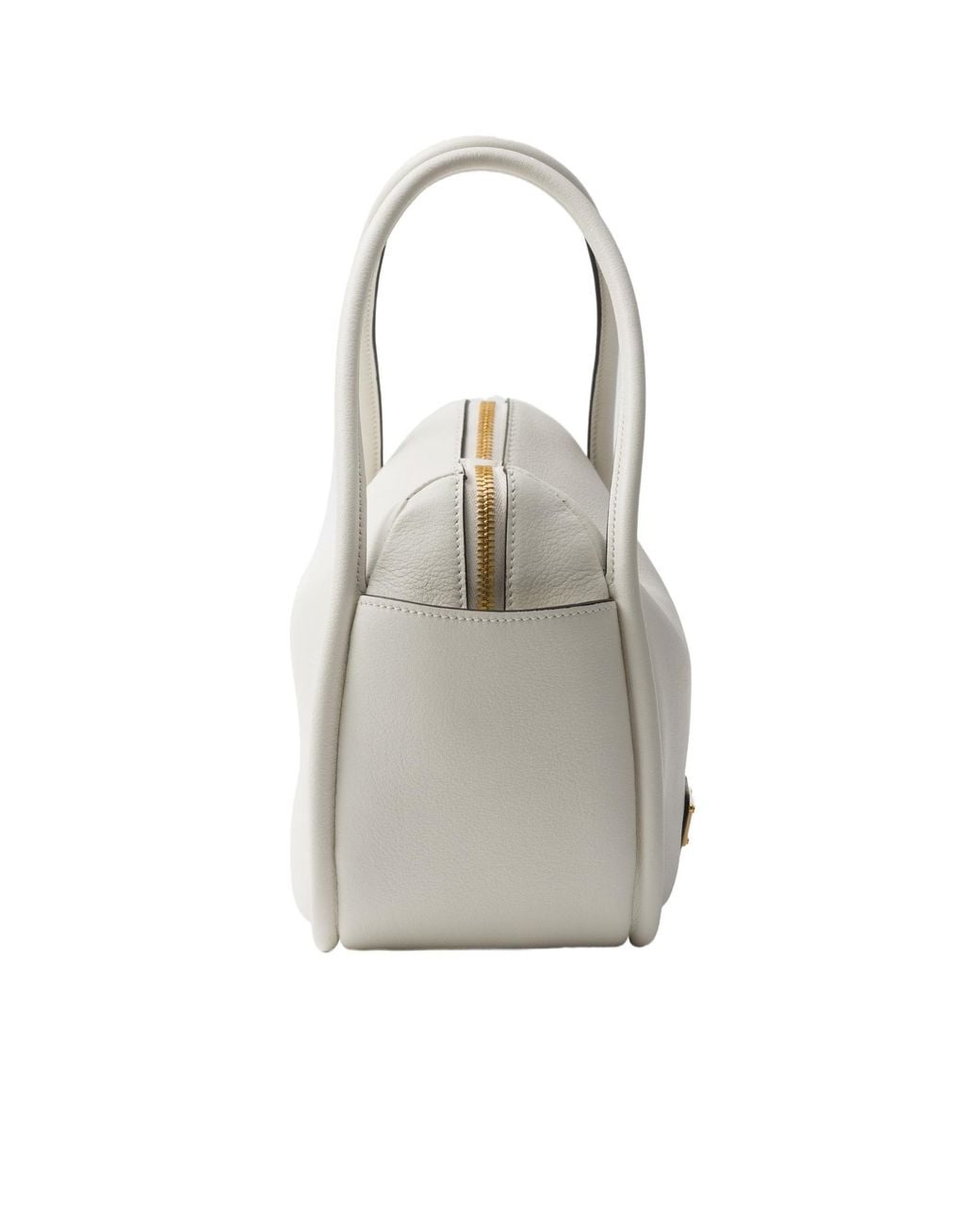 Prada Gray Darling Leather Handbag