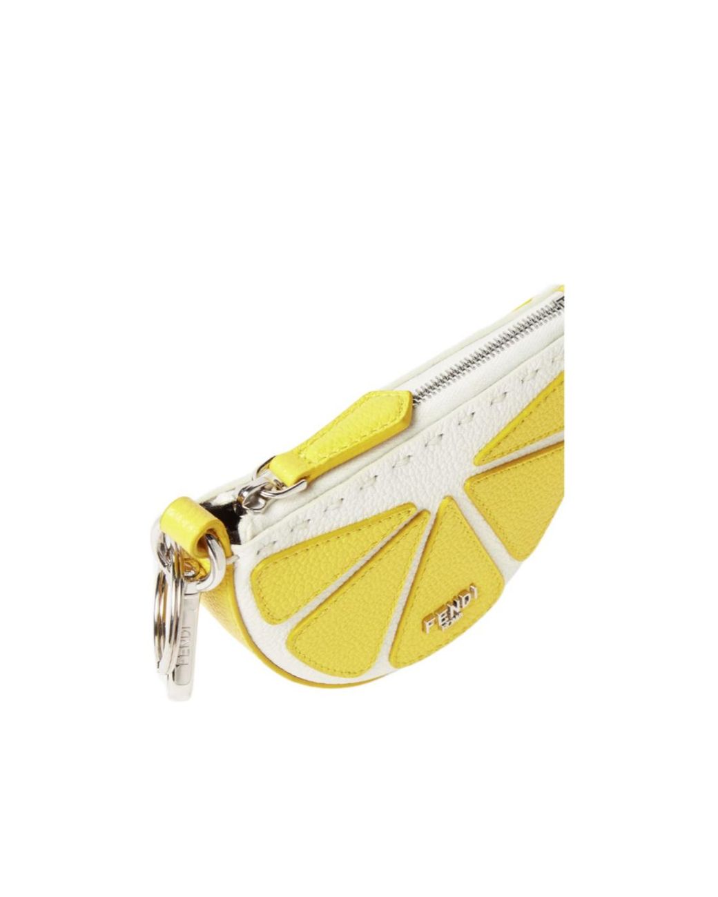 Fendi Logo Plaque Lemon Charm in Yellow | Lyst
