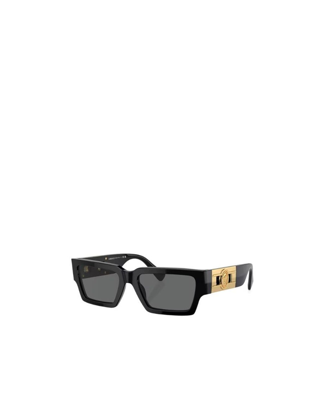 Versace Gray Eyewear Rectangle Frame Sunglasses for men