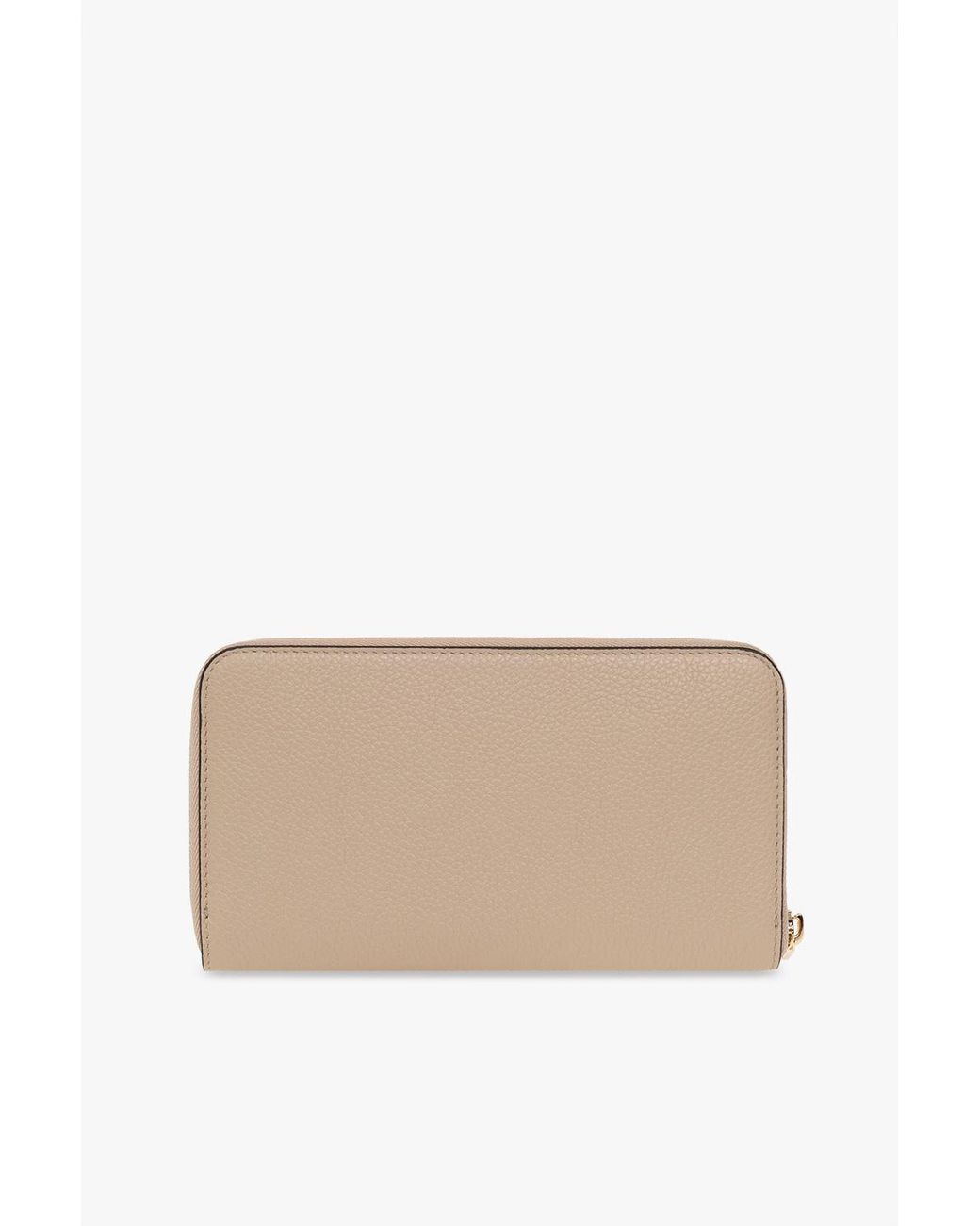 Ferragamo Natural Ferragamo Gancini Continental Wallets