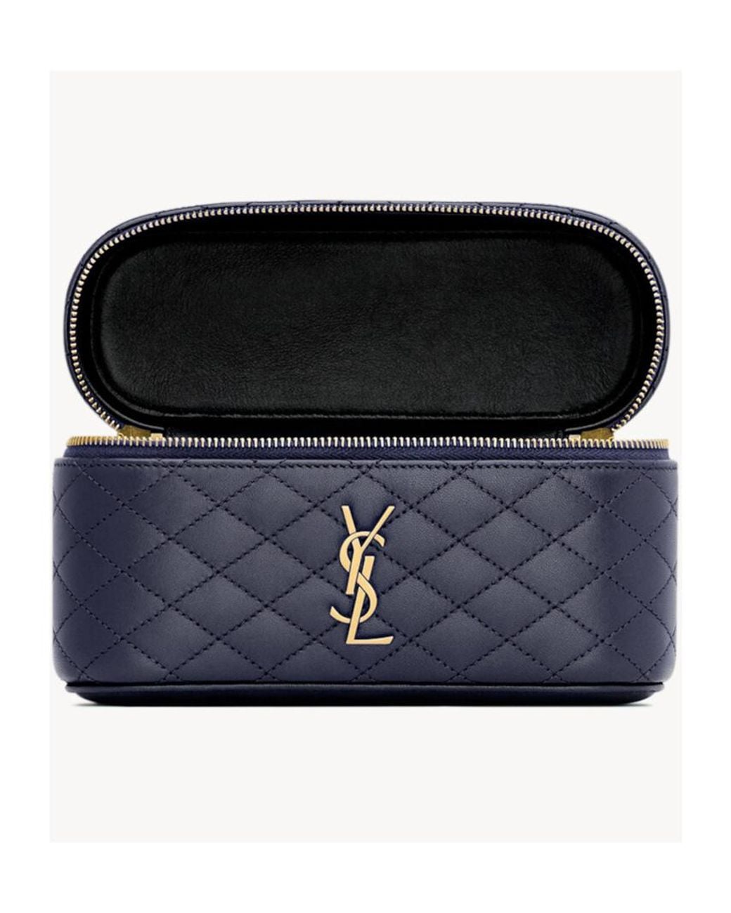 Saint Laurent Blue Gaby Vanity Bag