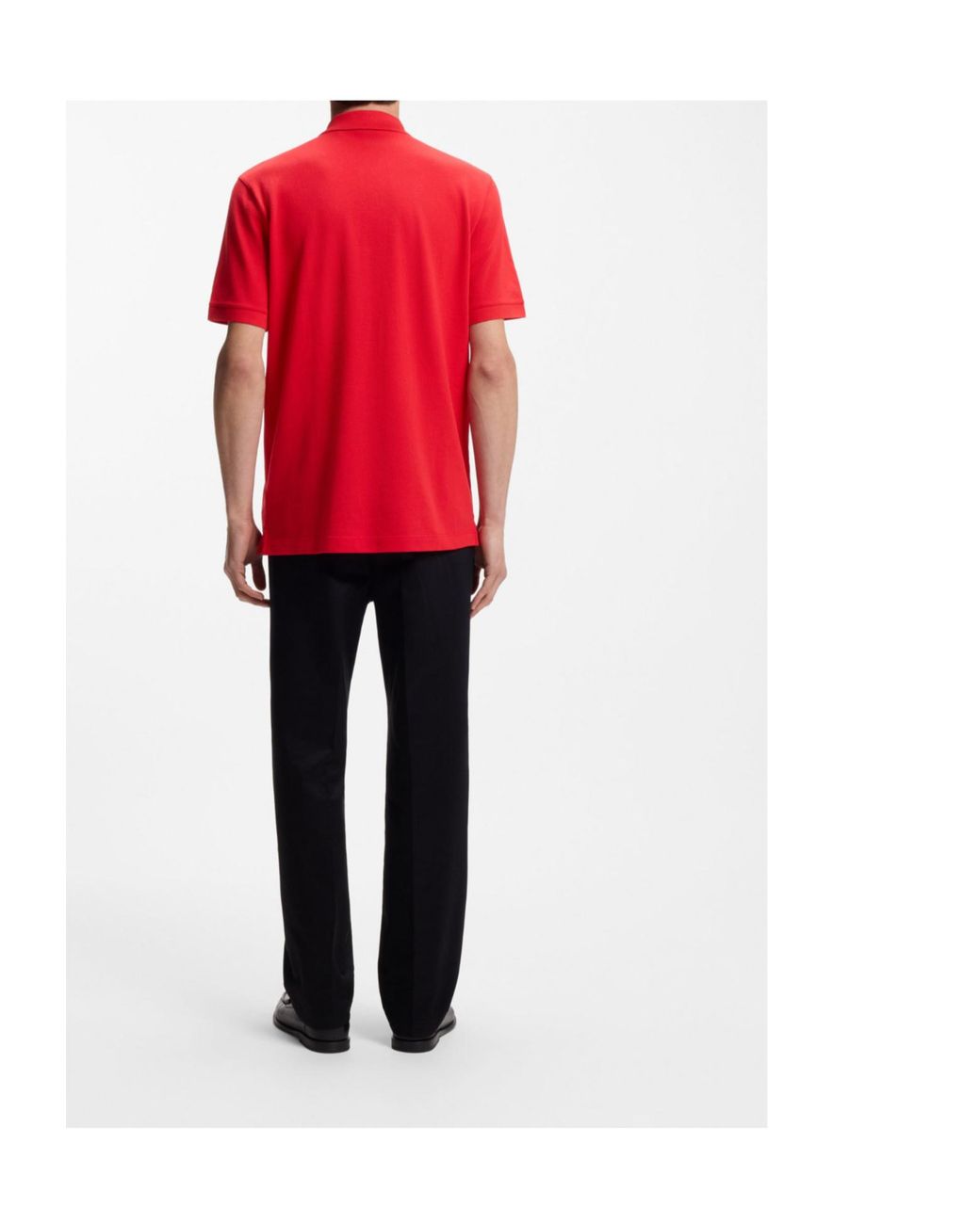 Boss Red Button Polo Shirt for men