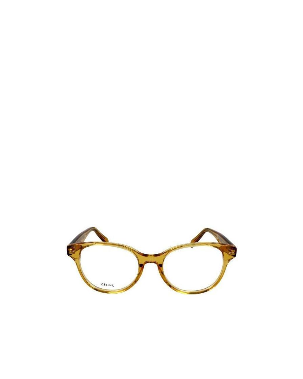 Céline Metallic Logo Transparent Flat Mirror
