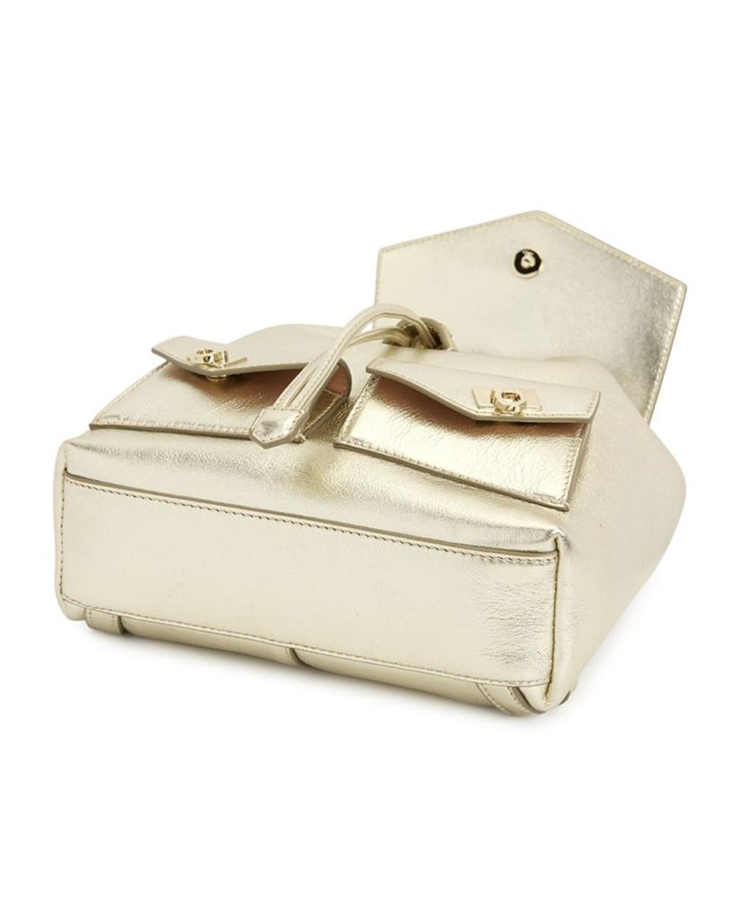 Ferragamo White Mini Backpack