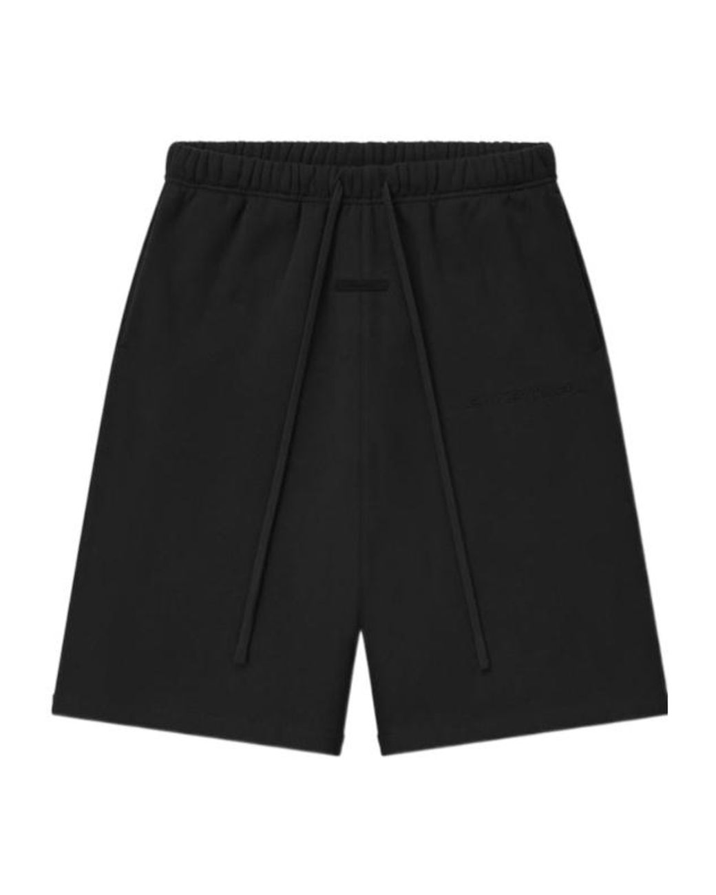 Fear Of God Black Essentials Active Trace Relaxed Sweatshorts for men