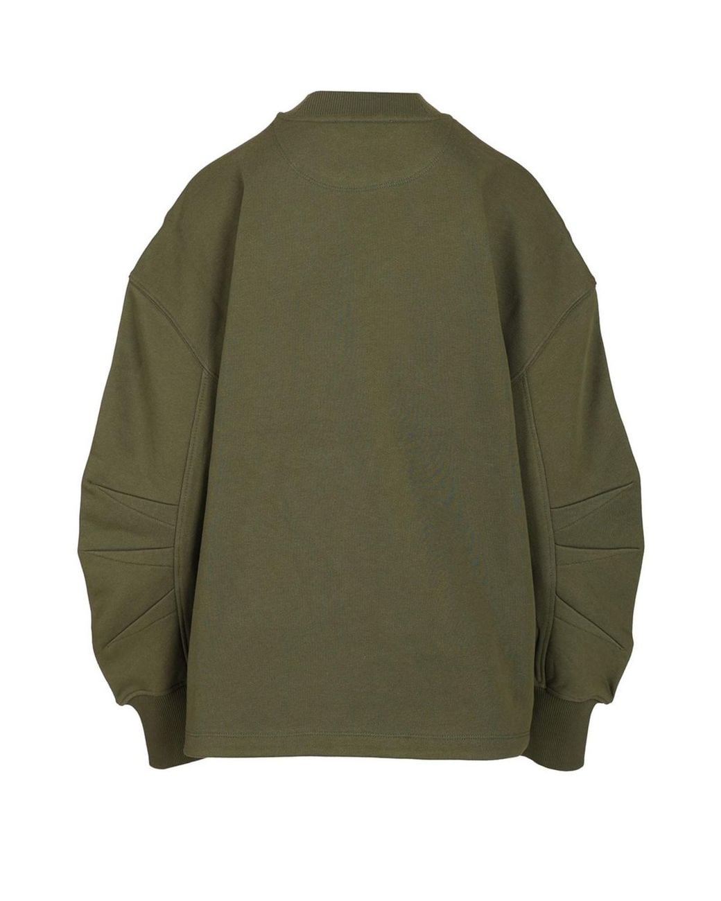 The Attico Green The Embroidered Logo Sweatshirt
