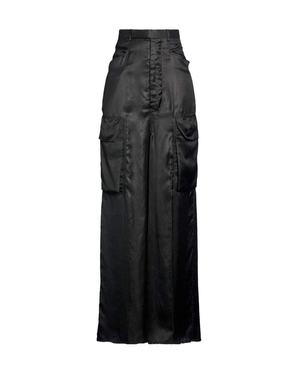 Rick Owens Black Cargo Trousers