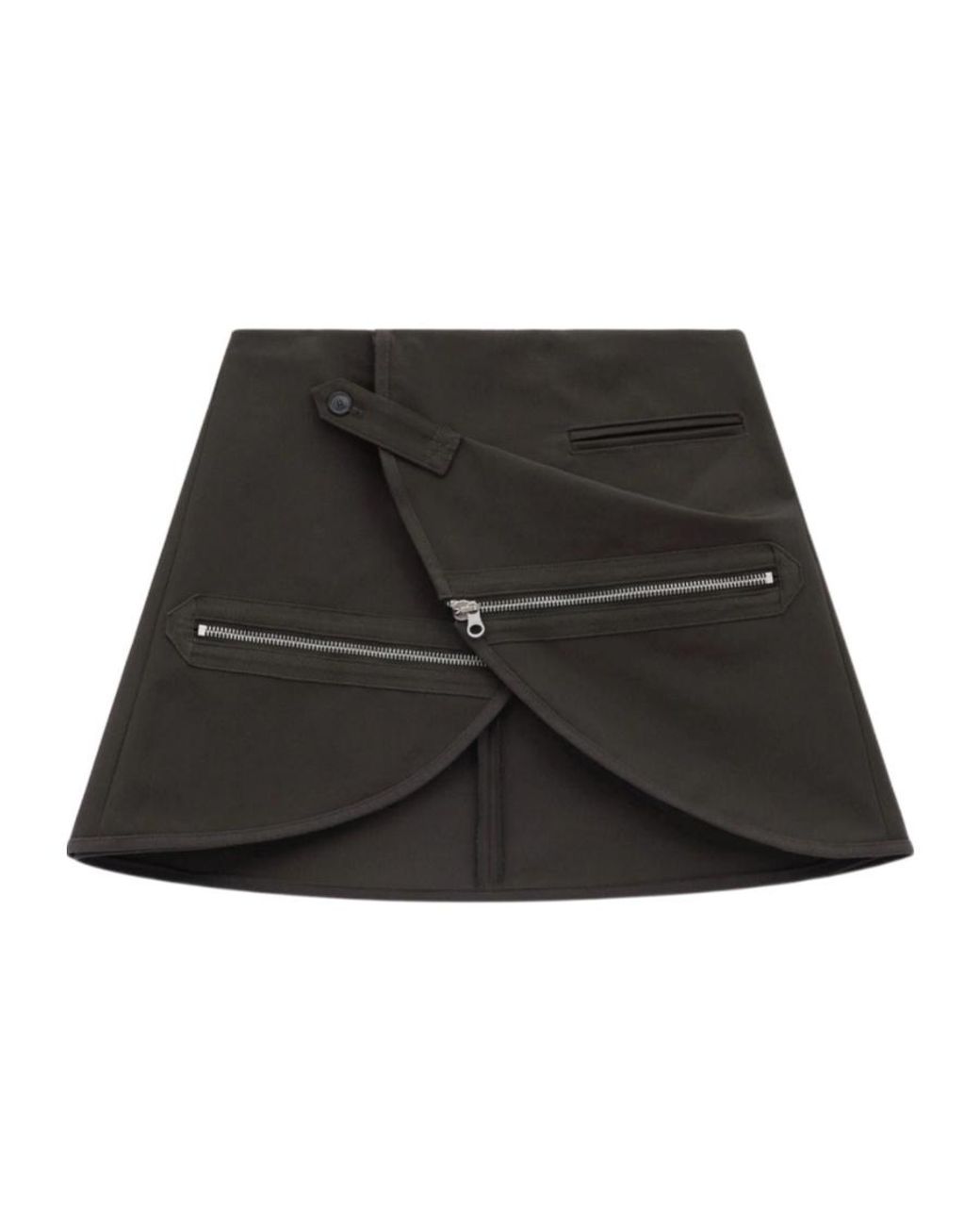 Courreges Black Courrèges Modular Mini Skirt
