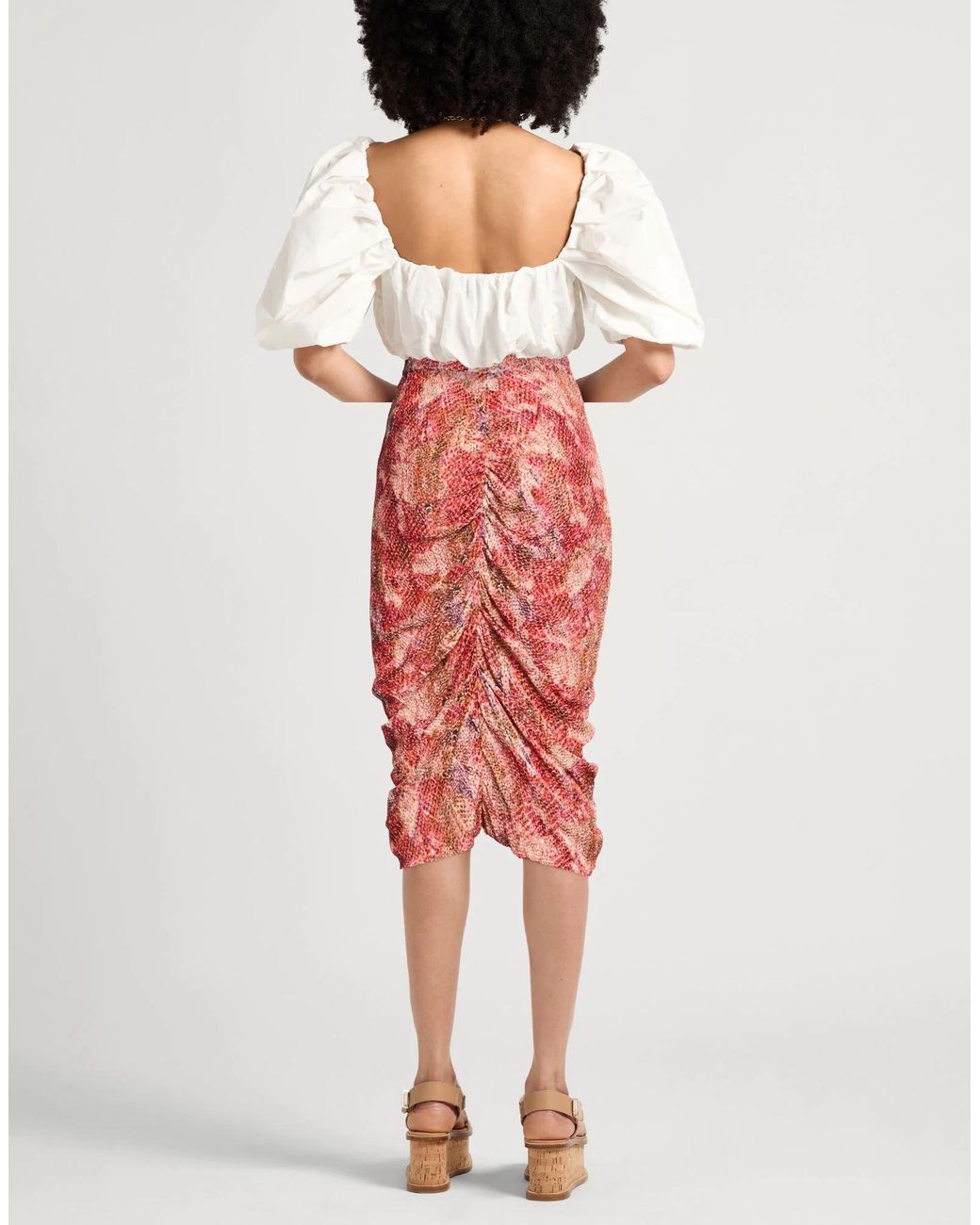 Isabel Marant Red Midi Skirts