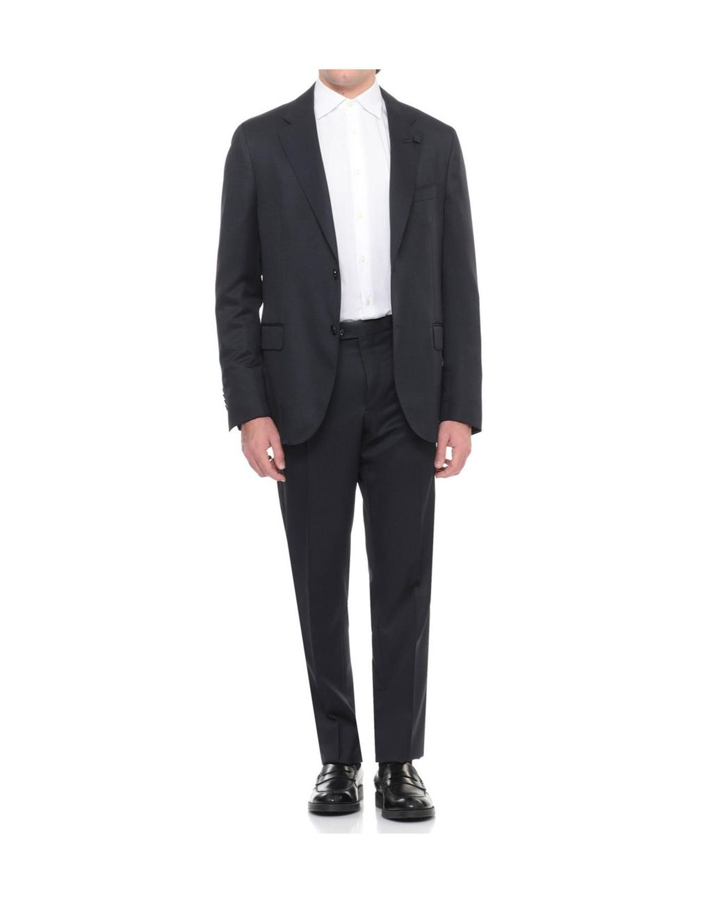 Lardini Blue Single-Breasted Tailored Suits for men