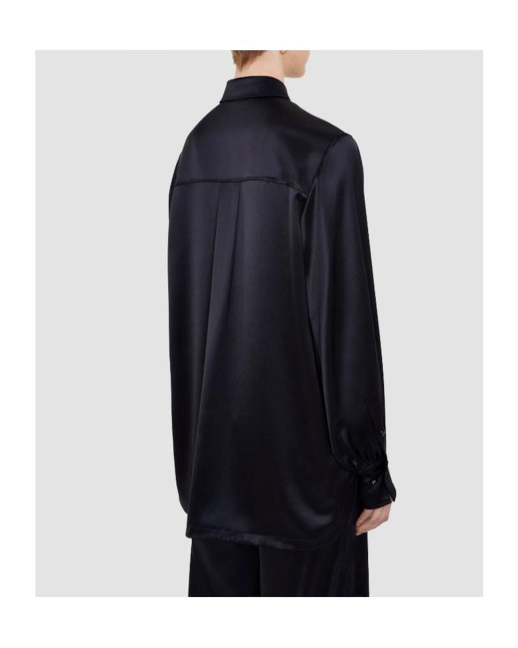 Joseph Blue Tailored Button-Up Shirt