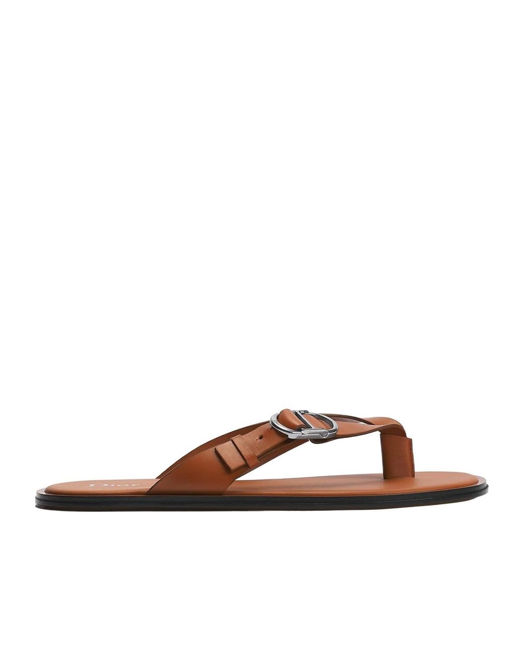 Dior Brown Iviera Rivage Flip-Flops for men