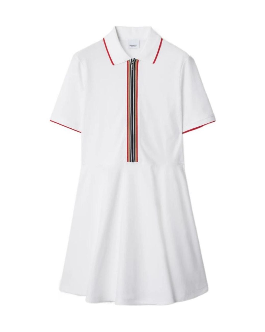 Burberry White Polo Dress