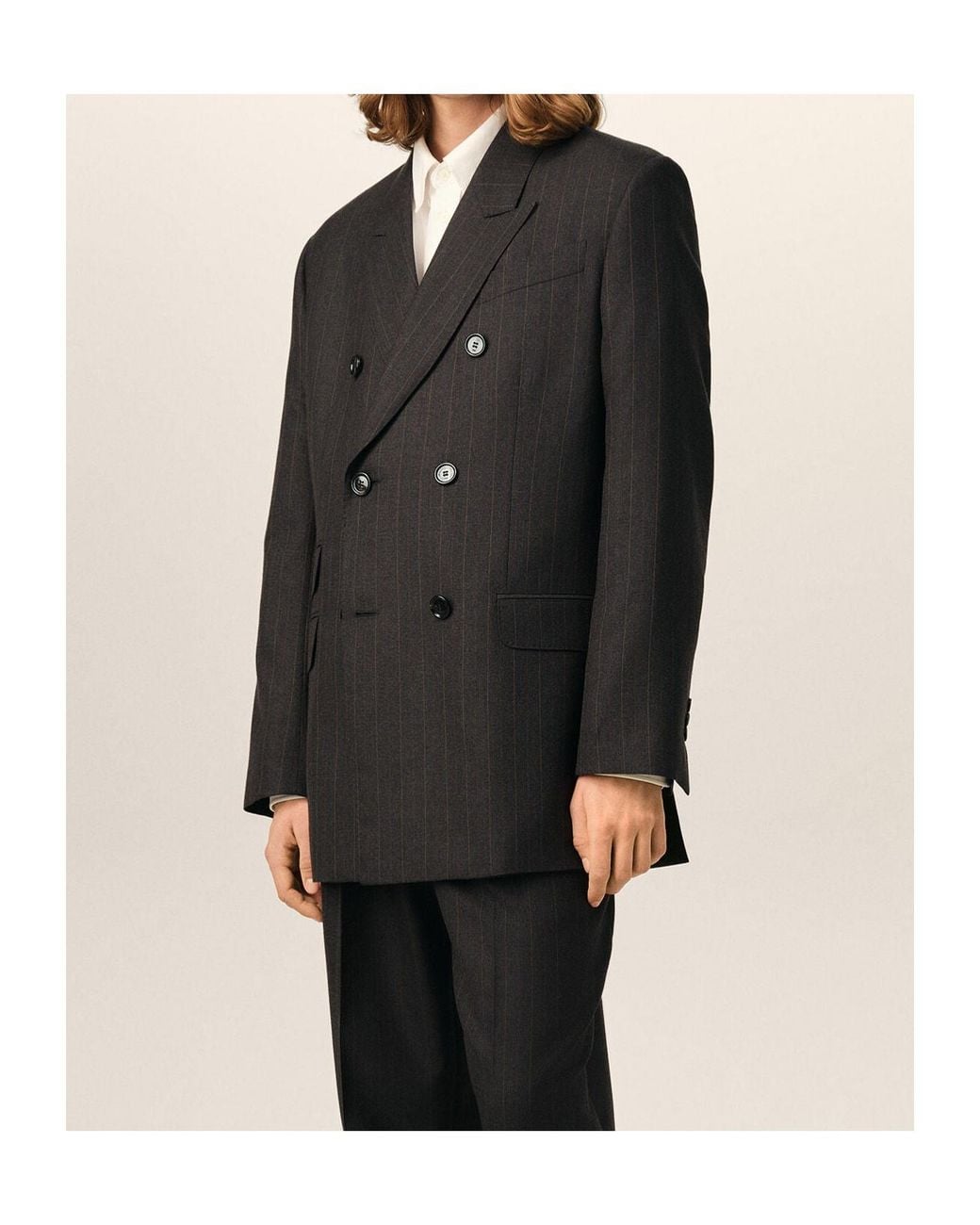 AMI Black Ami Double Breasted Tailored Blazer for men