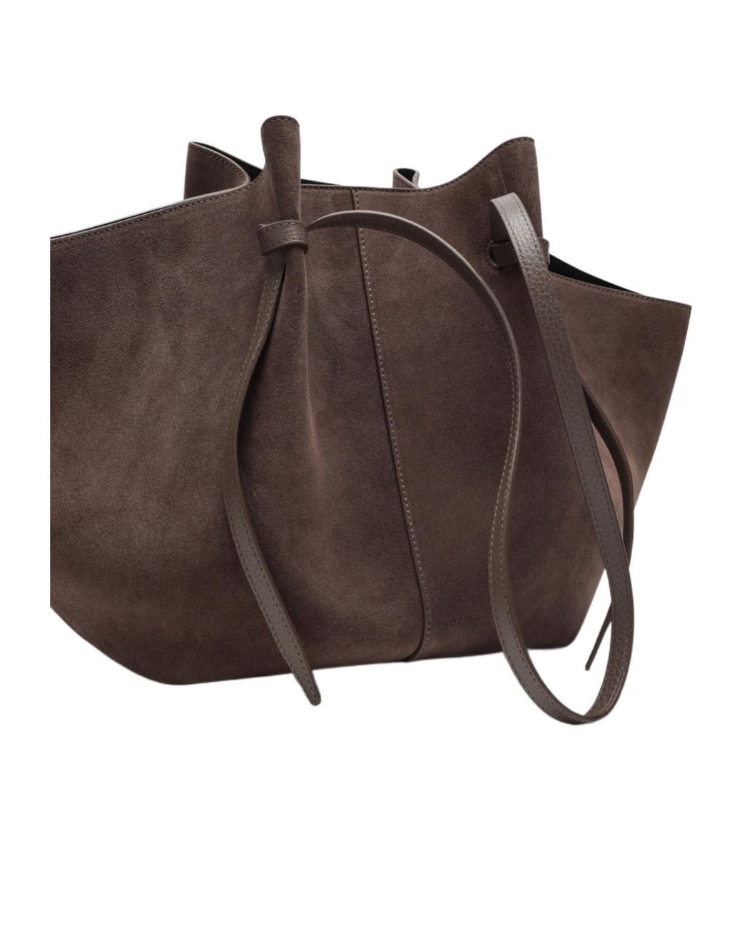 Yuzefi Brown Mochi Large Tote Bag