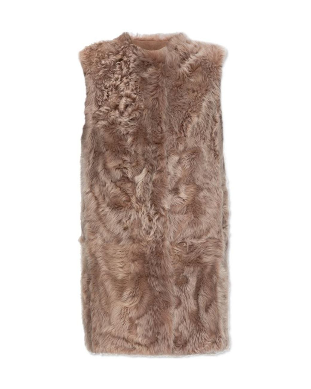Dolce & Gabbana Brown Sleeveless Coat