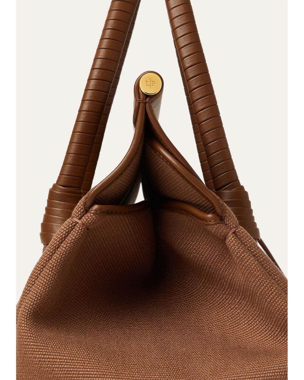 Loro Piana Brown Loom Bag L32 Handbag