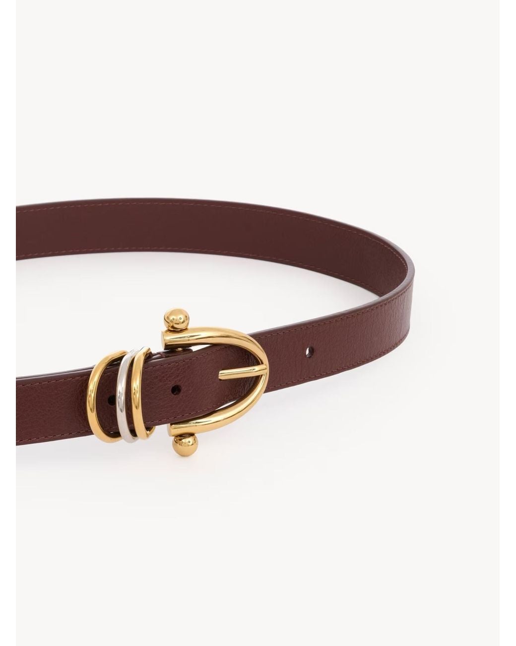 Chloé White Chloé Bracelet Buckle Belt
