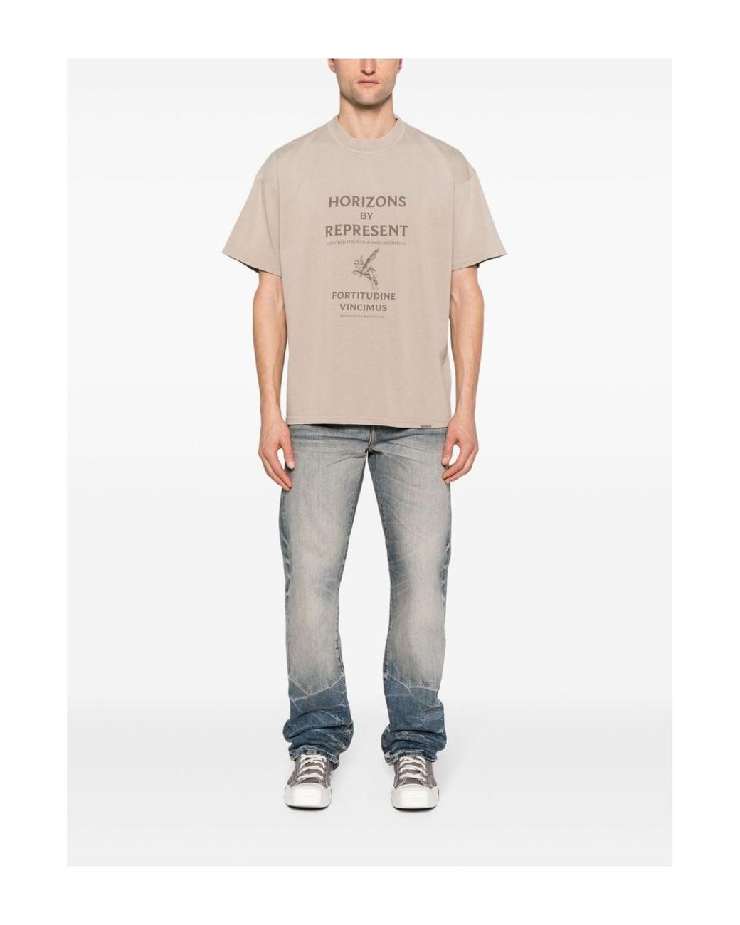 Represent Natural Horizons Cotton T-Shirt for men