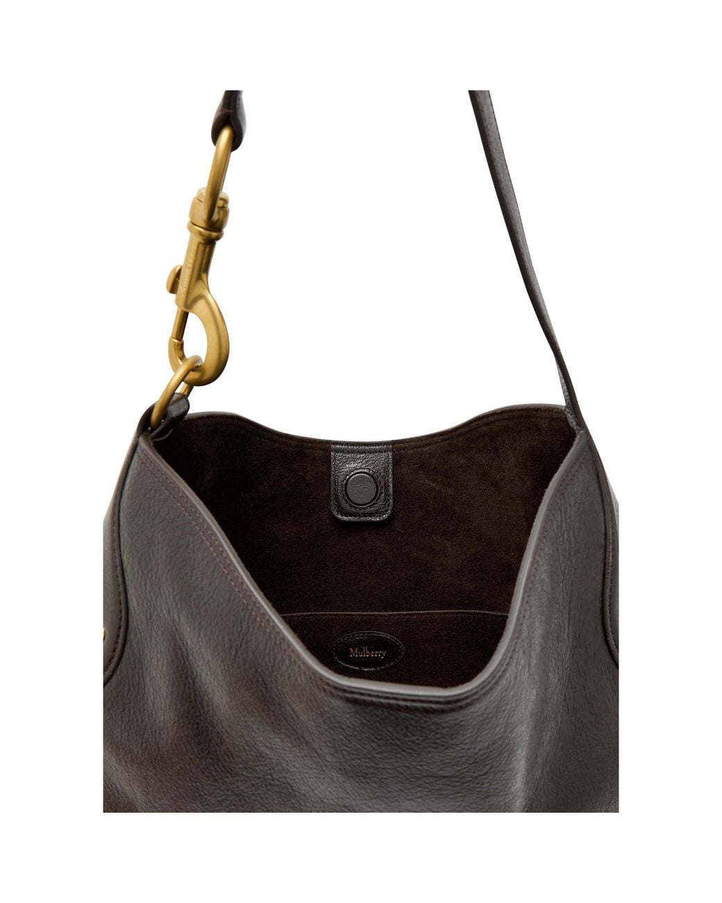 Mulberry Black Glossy Casual Shoulder Bag
