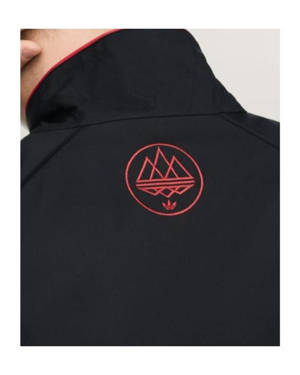 Adidas Originals Black Manchester United Spzl F.C. Track Top for men